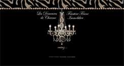 Desktop Screenshot of lesdemeuresdecharme.fr